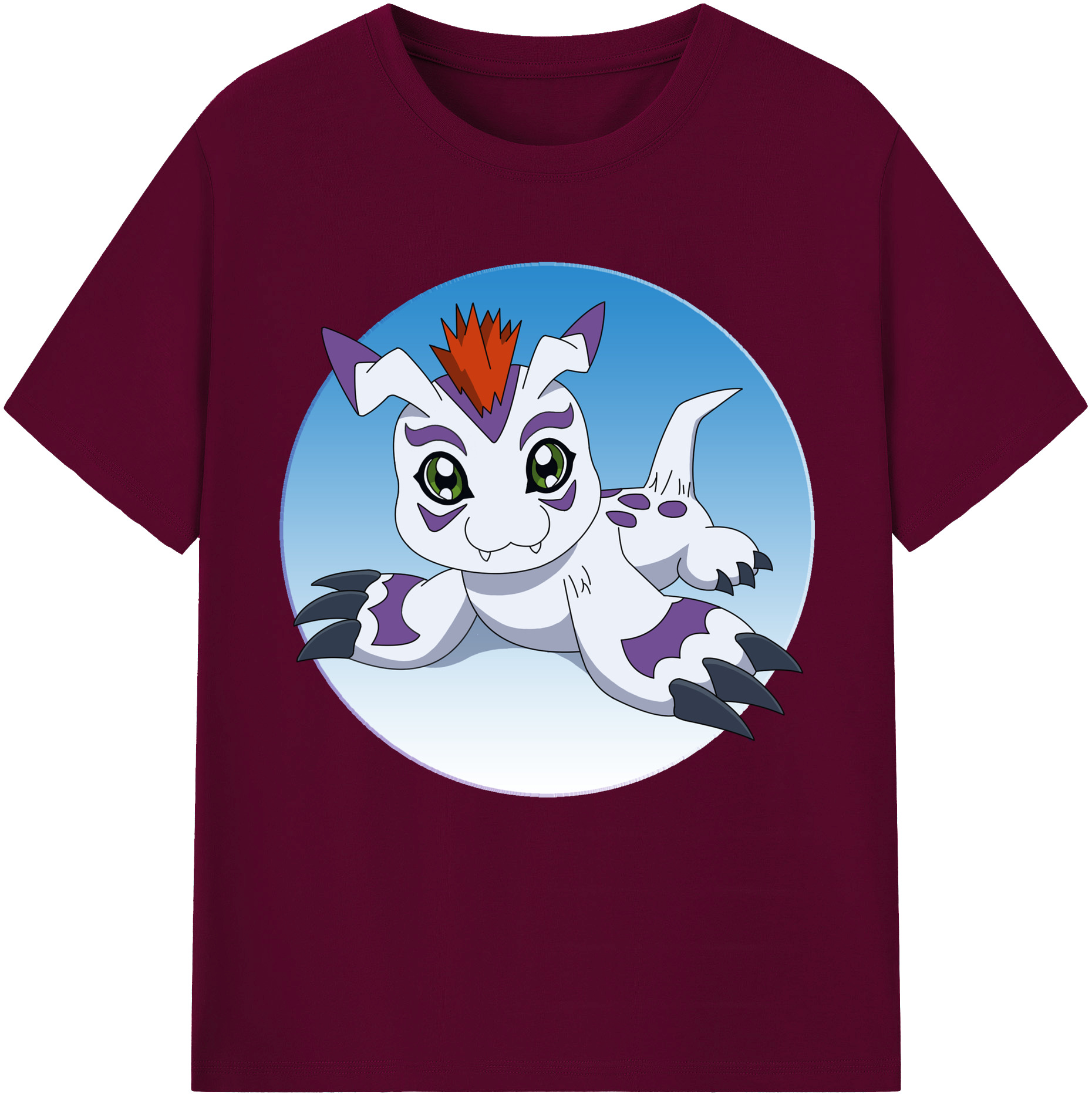 （画像用） Digimon デジタルモンスター/デジモン レディースカジュアルプリントTシャツ（綿100％）